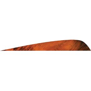 50-Pk. Gateway Fletching Feathers 4 inch Left Wing in Orange