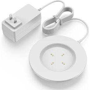 شحن Coaster 2 متوافق مع EM Ber Terfere Control Smart 2 و Mug 1 - سلك الطاقة القدح - قاعدة شاحن لإكسسوارات الكأس Wireless EM/BER - أبيض