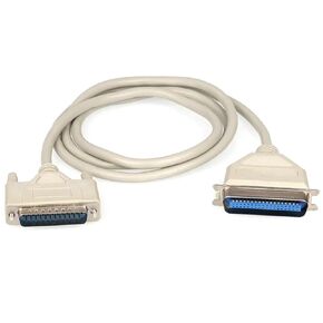1Pcs DB25 to CN36 Parallel Printer Data Cable Pure Copper Shield 25/36Pin Gold-Plated Signal Line Male to CN36 Computer Connector(Metal Shell,10 Meters)