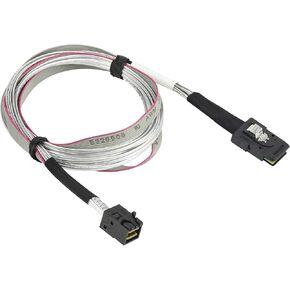 supermicro mini-sas to mini-sas hd 80cm w/sb ، 30awg cbl-sast-0507-01