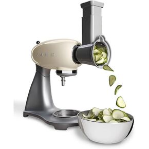 Smeg SMSG01 Slicer and Grater, Silver
