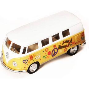 KiNSMART 1962 Volkswagen Classic Bus Red 1:32 Scale 5 Inch Die Cast Metal Model Toy Van, Pullback Acation in Kuwait