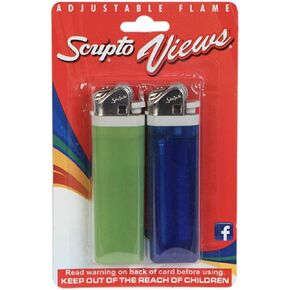 Views Adjustable Lighters, 2 ct. Pack