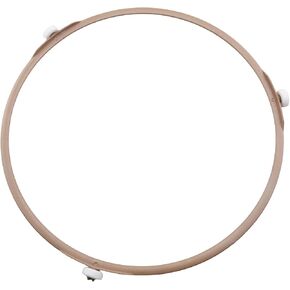 TAODAN Microwave Turntable Rings Round Plastic Bracket 22.1cm Outer Diameter Rotating Wheel for Glass Tray Support Frame