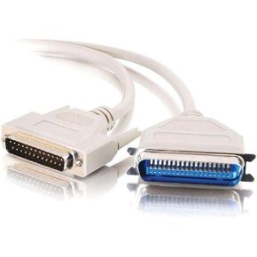 AYA 25Ft (25 Feet) DB25 Male to Centronics 36 Male Parallel Printer Cable IEEE-1284