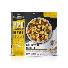 READYWISE - Outdoor Pro Adventure Meal, Breakfast Skillet, 2 Servings, 1 Pouch, 680 Calories, 53 Grams Protein, MRE, Gluten-Free, Premium, Freeze Dried Food for, Camping, Hiking, and Backpacking in Kuwait