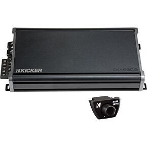 KICKER CXA6605 660 Watt 5 Channel Car Amplifier Amp Bundled with Compatible Bass Knob CXARC