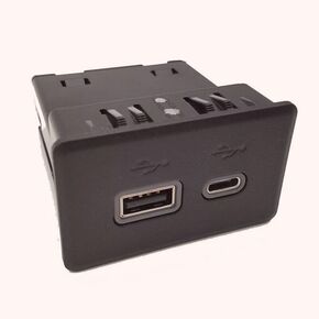 New GM USB and USB-C Ports Receptacle Black Fit for 2019-2022 Cadillac Escalade XT4 for Chevy Silverado Suburban Tahoe Fit for GMC Sierra Yukon 13529873 13540938 13549126 13520516 13512381 13558185