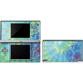 Skinit Decal Gaming Skin Compatible with DS Lite - Officially Licensed Liquid Blue Tie Dye Peace Heart Design
