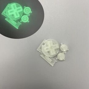 Game Boy Color High Quality Button Set with Matching IR Cover - Glow in the Dark