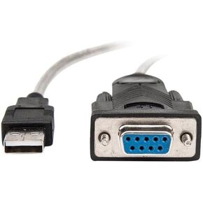 Rocstor 5FT USB to Null Modem RS232 DB9 F/M