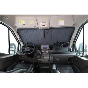 Cargo Van Laptop Mount & Front Windshield Sunshade Fits for Ford Transit 150, 250, 350