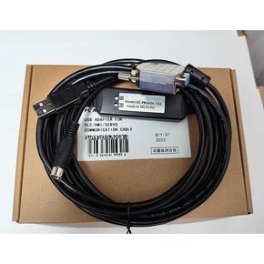 UC-PRG020-12A متوافق PLC تصحيح الأخطاء كبل برمجة الكبلات شاشة اللمس USB إلى DVP تنزيل كبل اتصال الكبل كبل الاتصال المزدوج 3 متر