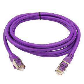 pc-Smart for S7-200smart 1200 1500 Network Port PLC Programming Cable Data Download Cable Ethernet Interface Series (Purple 3m)