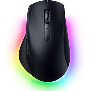 Razer Pro Click V2 Wireless Mouse: Right-Handed Ergonomic Design with Thumb Rest - AI Prompt - Long Battery Life - Multi Device Connectivity via 2.4GHz, Bluetooth, or USB C Wired Mode - Chroma RGB