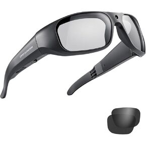 OhO Smart Glasses,1080P Xtreme Sporting Camera Sunlasseswith Built-in 32GB Memory,UV400 Sunglasses for Outdoor Sport(Men/Women)