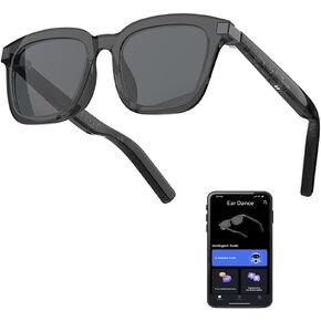 AI Translation Sun Glasses Smart Voice & Photo Translator, Dual Touch Control, Auto On/Off, 164 Languages, Bluetooth 5.3, Lightweight Eyewear for Travel & Men
