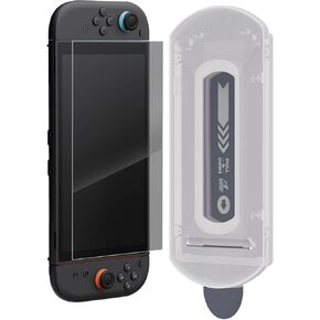 by Skull & Co. High Transparency High Sensitivity Tempered Glass Screen Protector For Nintedo Switch 2 with EZ-Install KIT - HD Clarity (2-PACK)