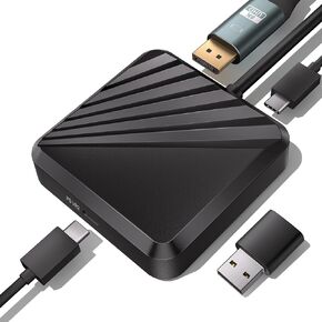 محول PSVR 2 PC مع مجموعة Bluetooth و Accessories. يتضمن محول الطاقة القابل للتوسيع ومستقبل Bluetooth مخصص ، وكابل DP 1.4 و 15W الطاقة. قم بتوسيع مكتبة ألعاب PSVR2 مستقرة