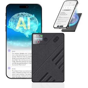 AI Voice Recorder, Note Voice Recorder Accuracy Transcribe Smart Summarize & Simultaneous Translation, Support 112 Languages, App Control, AI Audio Recorder for Calls, Meetings, Lectures, Interviews