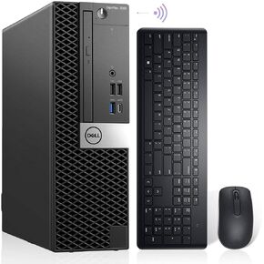 Dell OptiPlex 7060 Windows 11 Pro Desktop Computer SFF, Intel 8th Gen i5-8500 Hexa Core,32GB DDR4 Ram 512GB NVMe M.2 SSD, AX210 Built-in WIFI 6E & Bluetooth 5.2,New Wireless Keyboard & Mouse (Renewed)