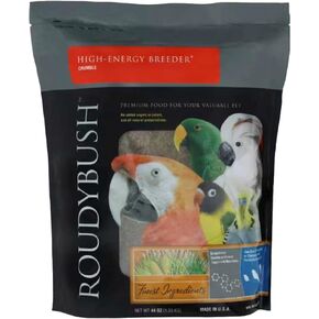 Roudybush High Energy Breeder Bird Food, Crumbles, 44-Ounce