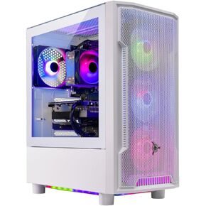 Skytech Archangel Gaming PC Desktop, Intel i5 13400F 2.5 GHz (4.6GHz Turbo), NVIDIA RTX 4060 8GB, 2TB NVMe SSD, 32GB DDR5 RAM 5200 RGB, 650W Gold PSU, Wi-Fi, Win 11