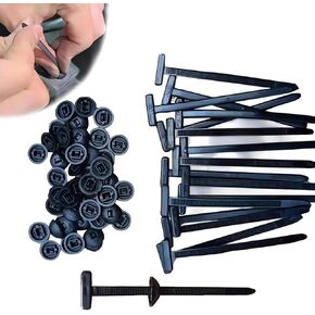100pcs نايلون مشبك ربط الكابلات ، حامل روابط الرمز البريدي للخدمة الذاتية ، أدوات روابط الكابلات البلاستيكية متعددة الأغراض zipties مقاومة للأشعة فوق البنفسجية للإصلاح اليومي للسيارة