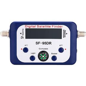 Mini LCD Digital Satellite Finder Meter Signal Strength Dish Sat Buzzer Alert for Precision