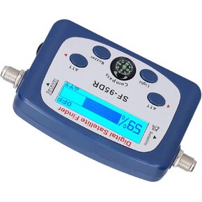 Portable LED Digital TV Satellite Signal Finder Equipment with Compass Electronic Buzzer