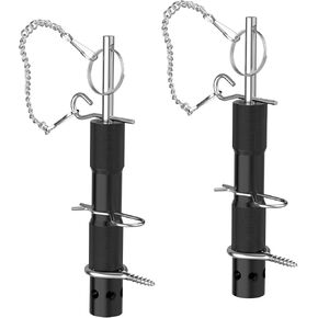 2 Pack Perimeter Trip Alarm - 209 جهاز إنذار سلك التخييم التمهيدي ، جهاز دفاع محيطي ، نظام أمن الإنذار المبكر للتخييم وسلامة الممتلكات (أسود)