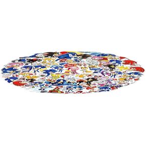 60pcs Cartoon Stickers for Laptop, Water Bottle, Phone Case, Luggage, Skateboard. Vinyl, Cartoon, Sticker Set, Multicolor, Water Resistant, Reusable
