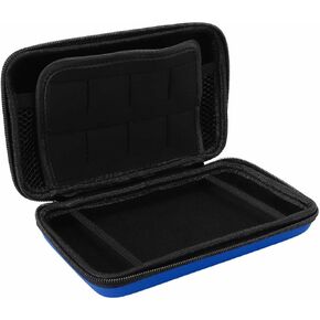 Zopsc Game Console Carrying Case for New 3DS XL, Hard Shell Travel Protective Case with 8 Game Slot Inner Pocket (Black)