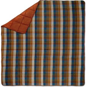 Kelty Wayback Biggie Blanket, Oversized Camping Blanket, Fits Queen Sized Bed, Organic Cotton Flannel, Machine Washable