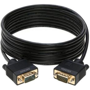 VGA Cable SVGA Super Video Cord Male 15 PIN Wire Monitor 3ft, 6ft,10ft, 15ft, 25ft, 30ft, 50ft, 100ft (100FT) in Kuwait
