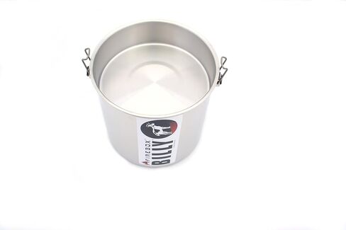 Firebox Locking Bail Handle Camping Pot, Billy Can Bushcraft Kit - Zebra Loop Handle Pot SS Handle Clips (Installed) in Saudi Arabia
