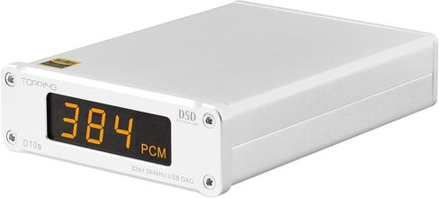 تتصدر D10S USB DAC ، XMOS XU208 ES9038Q2M DSD256 PCM 32BIT/384KHz ، USB إلى RCA Coxaxial و Optical Outs ، Decoder HI-RES Audio Decoming لأجهزة الكمبيوتر المكتبية/الهاتف (D10S-Black) in Kuwait