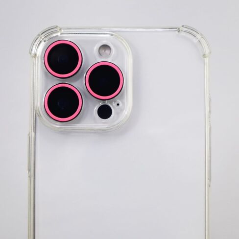 for iPhone 16 Pro / 16 Pro Max Camera Lens Protector Glow in the Dark Tempered Glass Screen Accessories Luminous Lens Cover for iPhone 16 Pro/Pro Max (3PCS) (White) in Kuwait