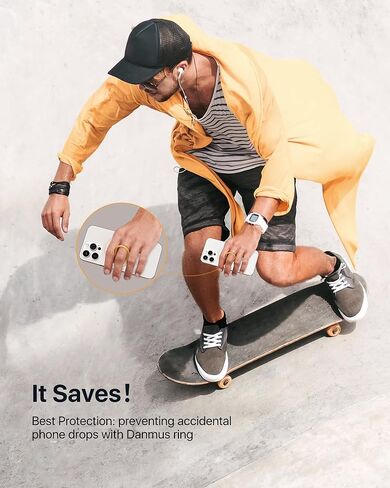 2025 [sability max] قبضة الهاتف المغناطيسي [Ring Ring والمغناطيس ذو الوجهين ثنائي الوجه] ePhone Ring Monder متوافق مع Magsafe iPhone 16 Pro Max 15 14 13 12 Samsung S25 ، إلخ ، ملحقات الصالة الرياضية ، الأسود in Kuwait