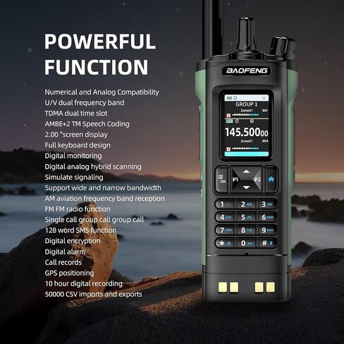 New Baofeng UV32 Walkie Talkie GPS 10W Bluetooth Programming Multi Band Wireless Copy Type-C UV-32 Ham 2 Way Radio in Saudi Arabia