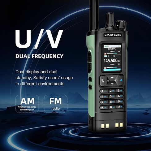 New Baofeng UV32 Walkie Talkie GPS 10W Bluetooth Programming Multi Band Wireless Copy Type-C UV-32 Ham 2 Way Radio in Saudi Arabia