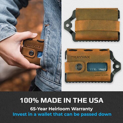 محفظة ايليمنت من ترايفاكس (جلد طين ميسيسيبي الخام)، جلد طين ميسيسيبي، مقاس واحد in Kuwait