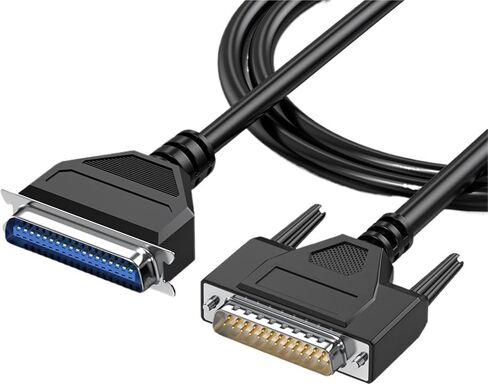 1Pcs DB25 to CN36 Parallel Printer Data Cable Pure Copper Shield 25/36Pin Gold-Plated Signal Line Male to CN36 Computer Connector(Metal Shell,3 Meters) in Kuwait