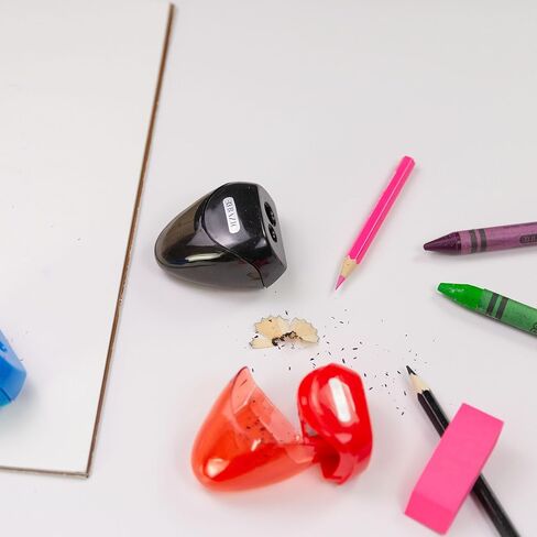 Bazic - Dual Blades Sharpener with Triangle Receptacle, (Colors May Vary) (2 Per Pack ) in Saudi Arabia