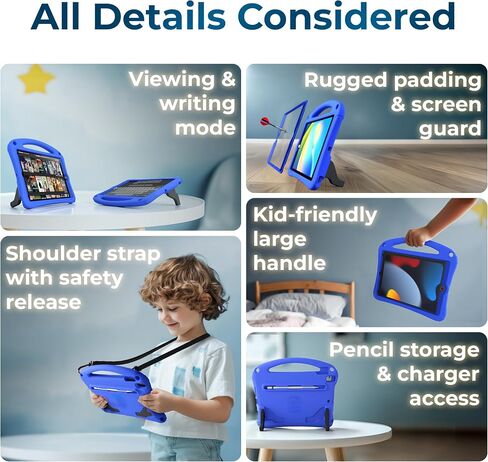 Bam Bino Space Suit Rugged Kids Case for iPad 9th 8 7 Gen, Air 3, Pro 10.5 in Saudi Arabia