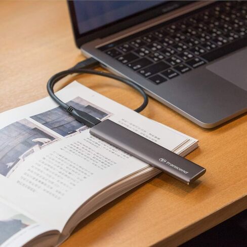 Transcend 1TB SSD الخارجي ، ما يصل إلى 1050 ميجابايت/ثانية ، USB 3.2 Gen 2 SSD ، 2-in-1 النوع C & Type A ، محرك أقراص ثابتة USB لسطح البخار ، ROG Ally ، MSI Claw ، Windows & Mac ، iPhone & iPad ، Android ، PS5 & Xbox in Saudi Arabia