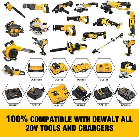 Swidan PCXMVC 18V Battery Charger for Porter Cable Lithium & NiCad NiMh PC18B PC18BL PC18BLX Cordless Power Tools in Kuwait