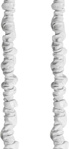 Chandelier Chain Cover 2 Packs for Electirc Wire and Chain Cover, 6 Feet Length Cotton and Linen Fabric White Color in Saudi Arabia