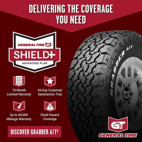 General 04508360000 Grabber A/TX All-Terrain Radial Tire - LT275/70R17 118R in Kuwait