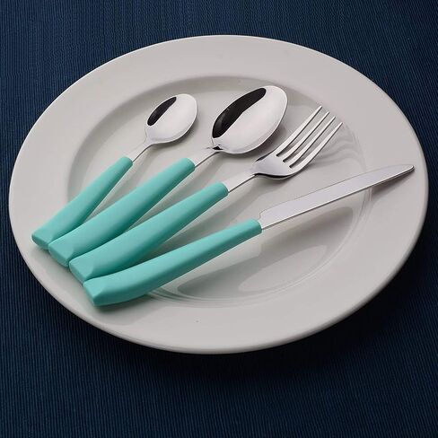 annova silverware مجموعة من الفولاذ المقاوم للصدأ المائدة ألوان المقبض in Kuwait
